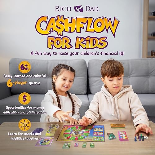 Miniatura 2 de Rich Dad CASHFLOW - Juego de mesa para niños con mensaje adicional exclusivo de Robert Kiyosaki