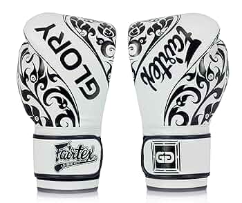 Fairtex ボクシンググローブ ホワイト Amazon.co.jp: FAIRTEX Glory ボクシンググローブ レザー MMA