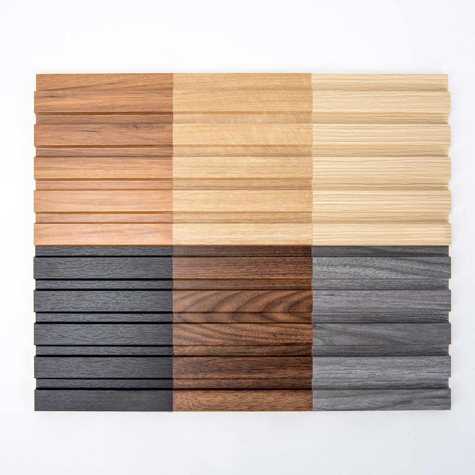 Paneles de listones de madera de MDF texturizado 3D Art3d para decoracion interior elegante 1