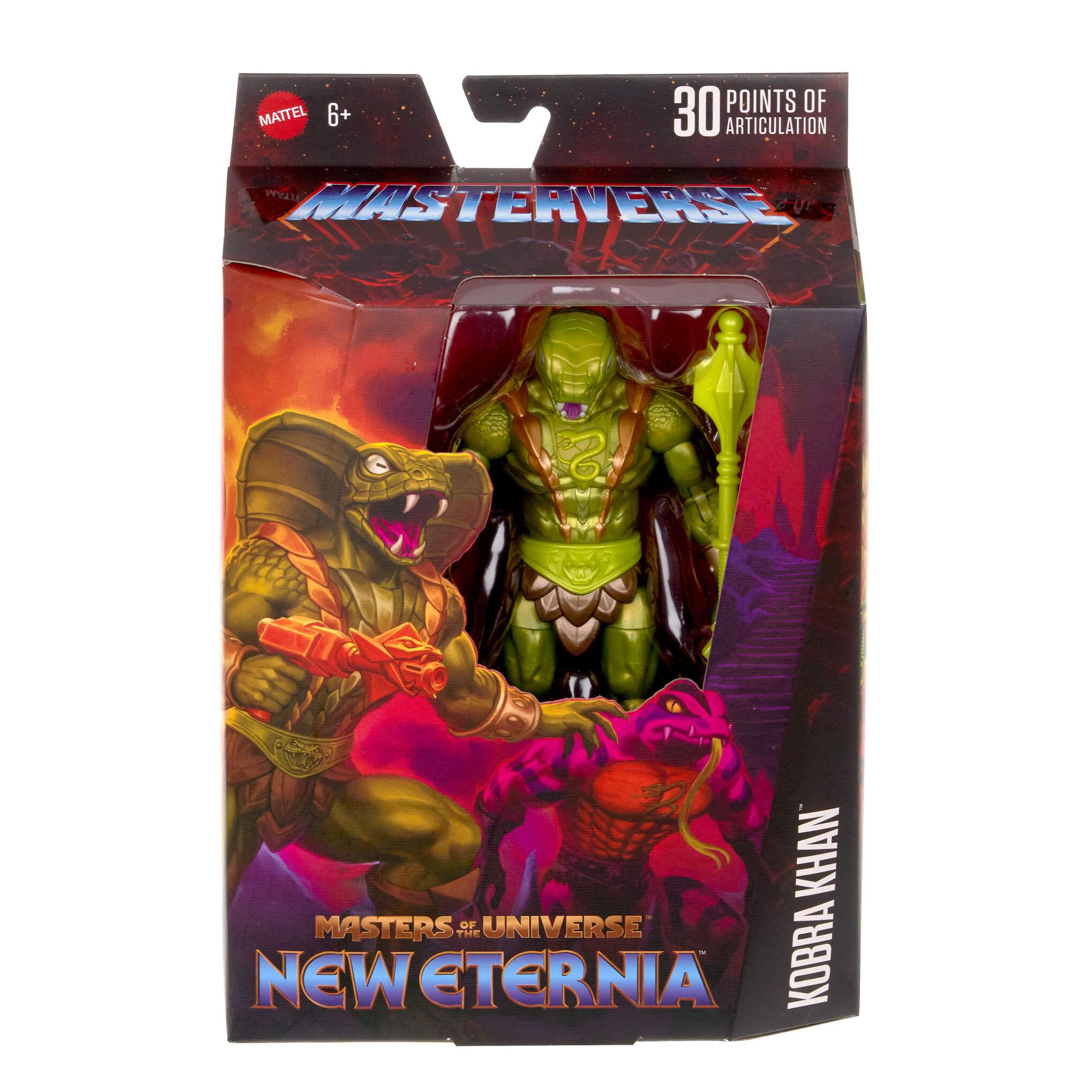 Masters of the Universe Masterverse Action Figure, New Eternia Kobra Khan, 7 Inch MOTU Toy 30 Articulations - Image 3