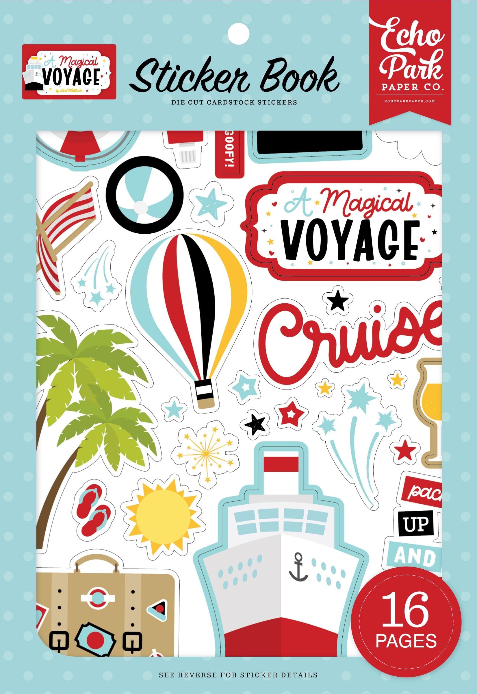 Sticker Book Echo Park A Magical Voyage pour illustrer facilement un carnet de bord
