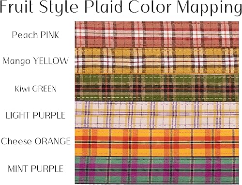 Miniatura 2 de Collar de perro personalizado con nombre de mascota, número de teléfono, dirección grabada en hebilla de metal, cuadros estilo frutal, varios