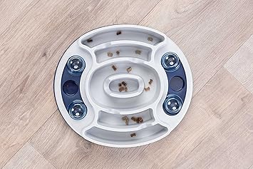 Trixie: - Dog Activity Slide & Feed Strategy Game | Treat Dispensing Toy for Dogs, A Fun Way for Your Smart Pups to Train Their Brain While Redirecting Destructive or Negative Behaviour ? 30 ? 27 cm