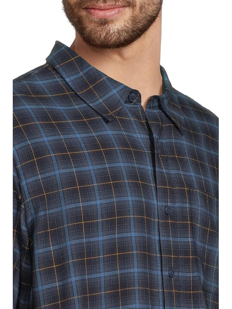 Navy Marmot Lightweight Flannel Long Sleeve