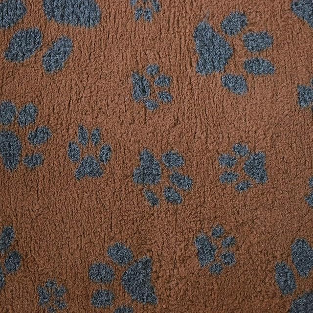 Foto 5 de 8 de Vet Fleece Manta de Forro Polar Antideslizante con diseño de Huellas, para Perros, Gatos, Cachorros, etc