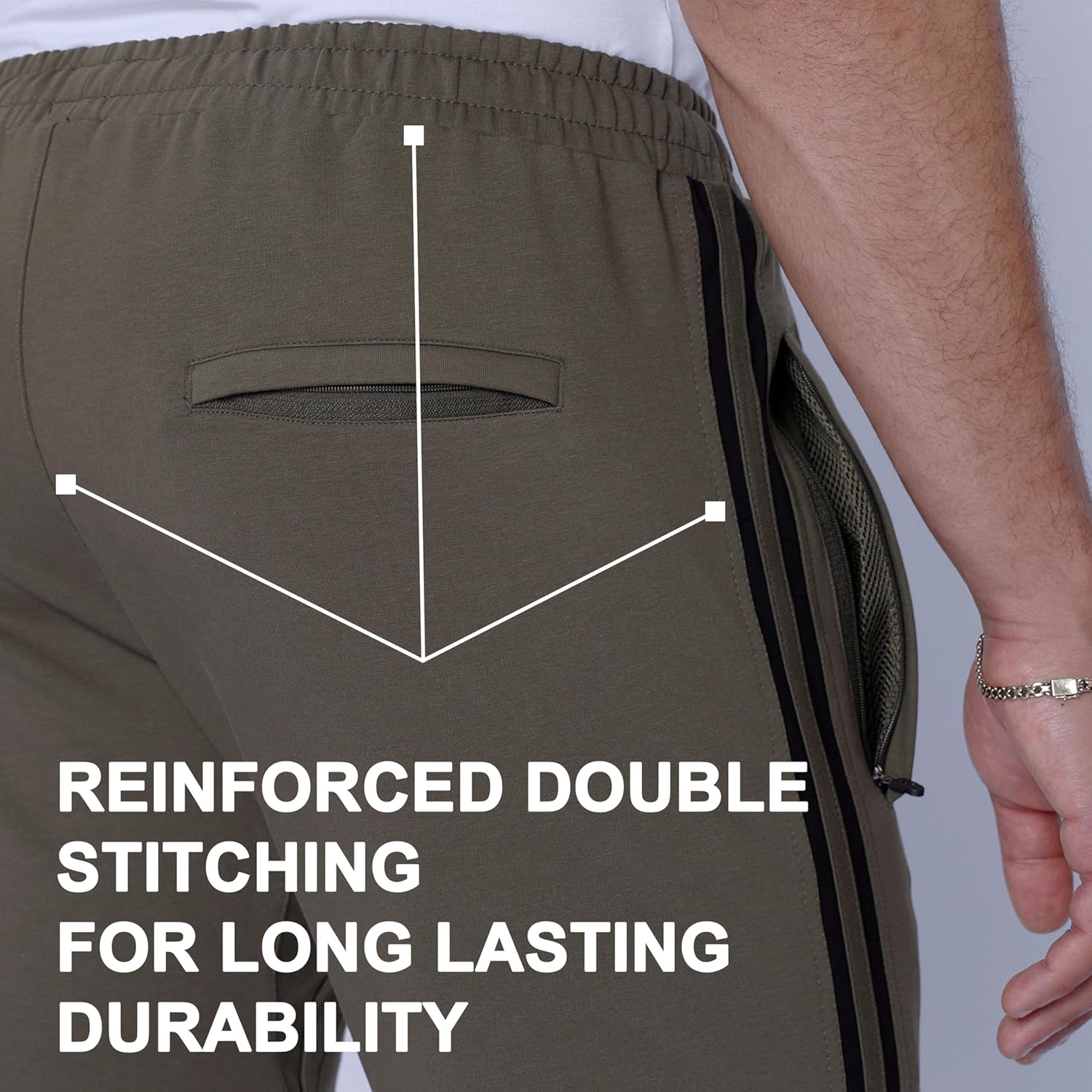 SCR Mens Sweatpants - Tall, Short Men's Athletic Sweat Pants - 30, 32, 34, 36, 38 Inseam