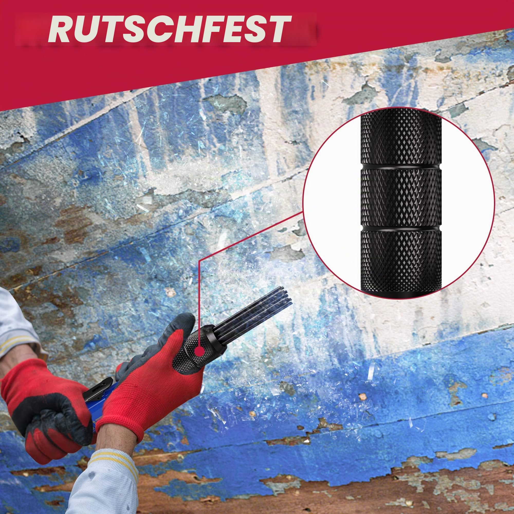 Aircraft Nadelentroster Druckluft Gerade (zum Entfernen von Rost und Beschichtungen).Bevorzugte Entroster Werkzeug für Automechaniker, Bastler und Heimwerker.