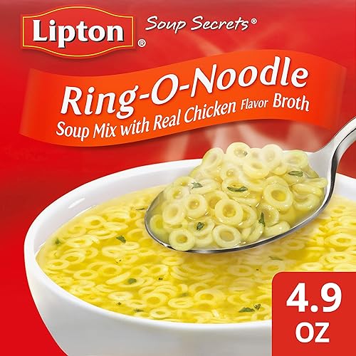 Miniatura 4 de Lipton Soup Secrets Instant Soup Mix Ring-O-Noodle 49 oz paquete de 12