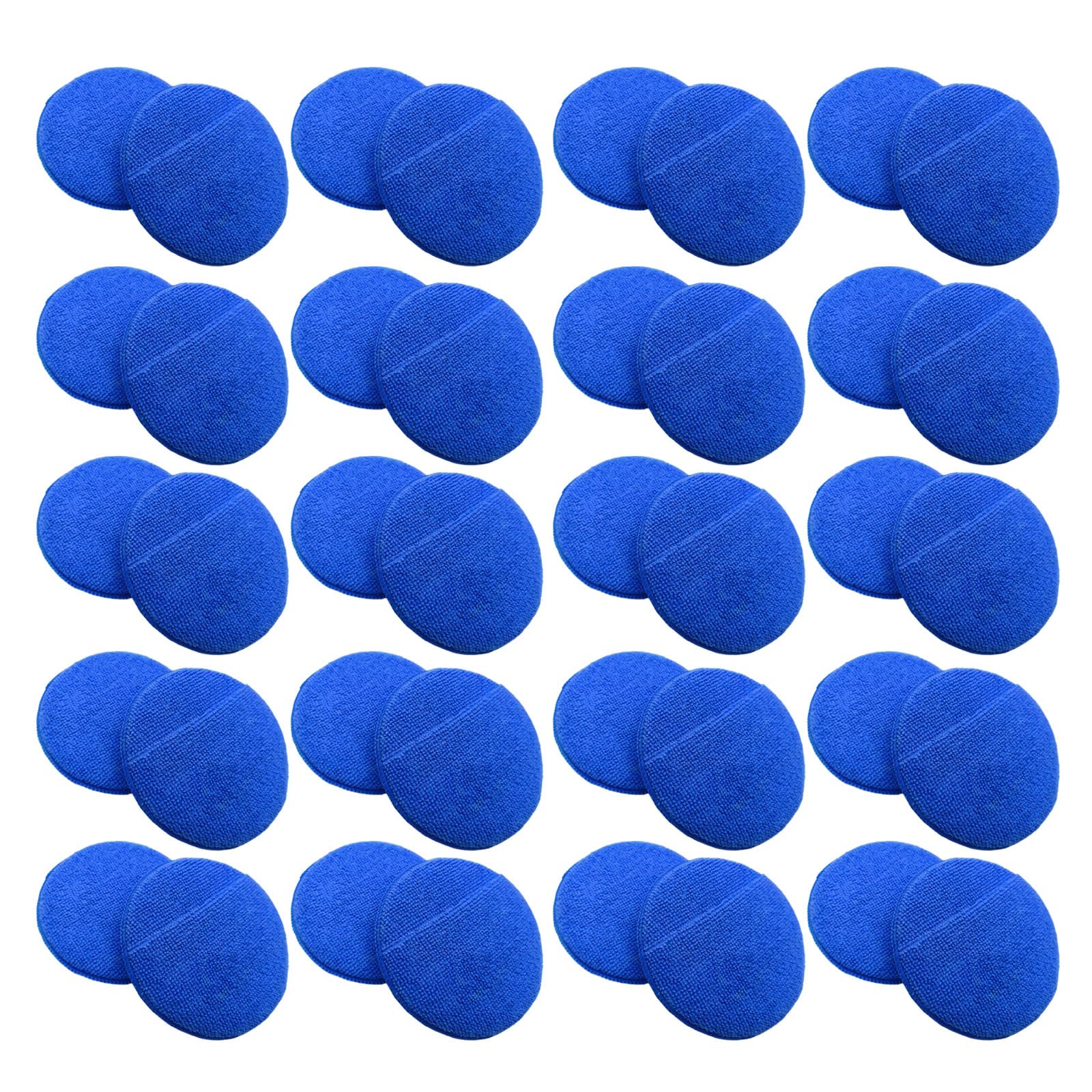 1 Set Thick and Comfortable 2.5Cm Car Waxes Sponge Applicator Pad for Effortless Waxes Application on Various Surfaces Car Applicator Pad