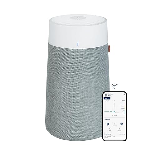 Blueair Blue Max 3450i Smart WiFi Air Purifier Alexa,HEPASilent Combination Filter Up To 103m2 Rooms Removes 99.97 Percent Pollen,Dust,Mould,Bacteria, Viruses,Large Rooms - Large Room