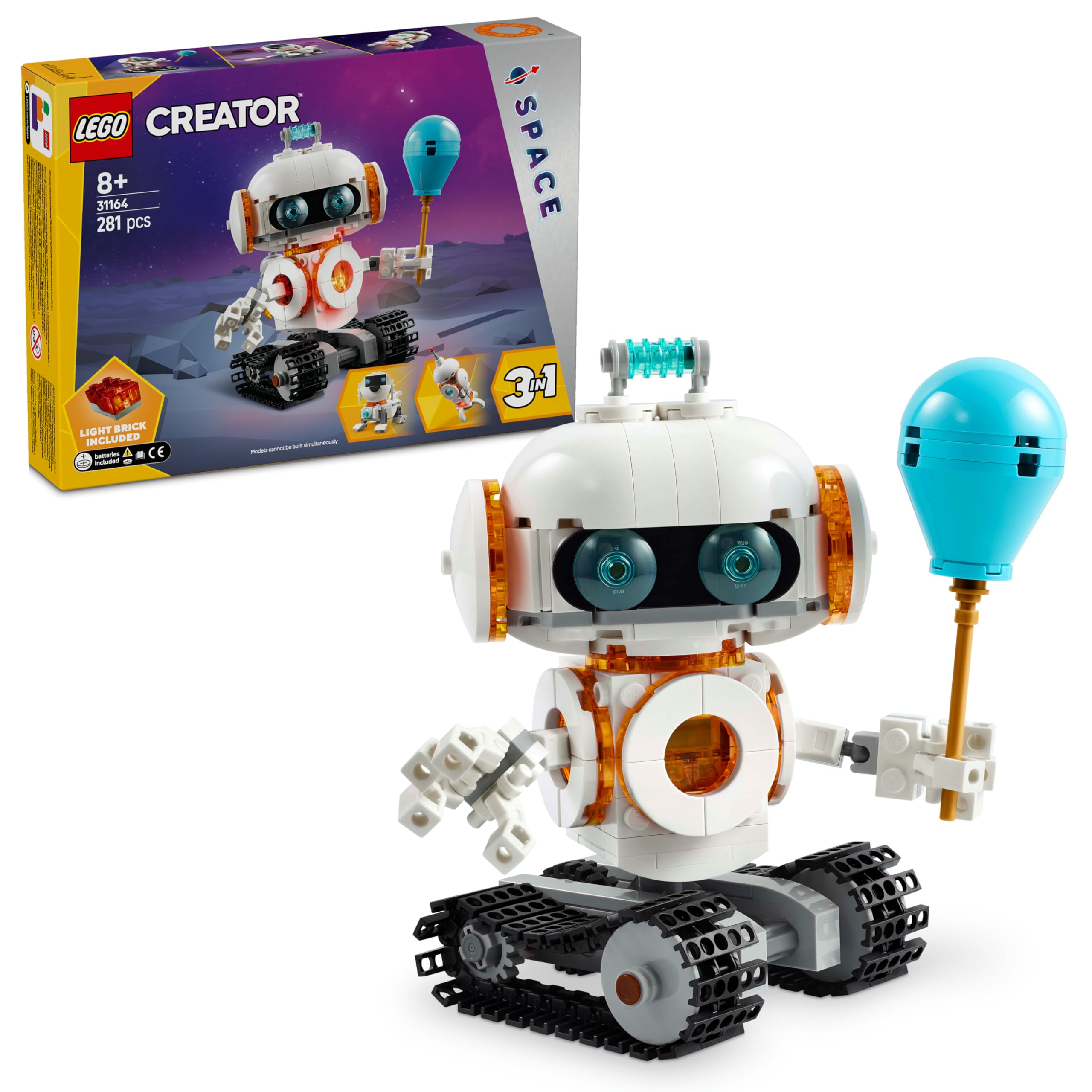 yz yz LEGO Creator 3'ü 1 Arada Uzay Robotu 31164 | 8 Yaş ve Üzeri