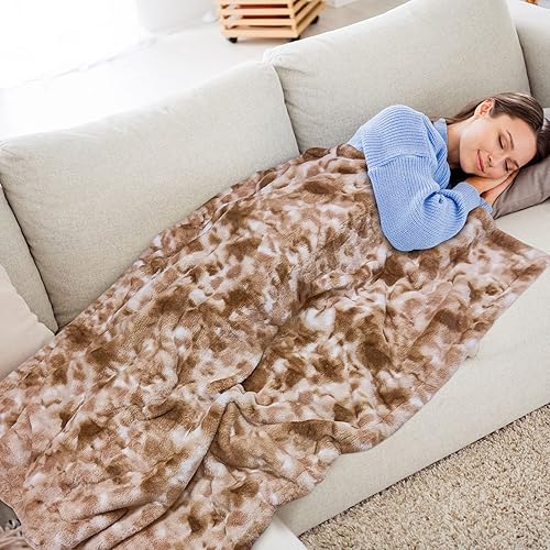 Miniatura 6 de CF01 - Manta eléctrica, manta térmica ultrasuave con 12 ajustes de calor y 8 ajustes de temporizador, lavable a máquina, 50 x 60 pulgadas