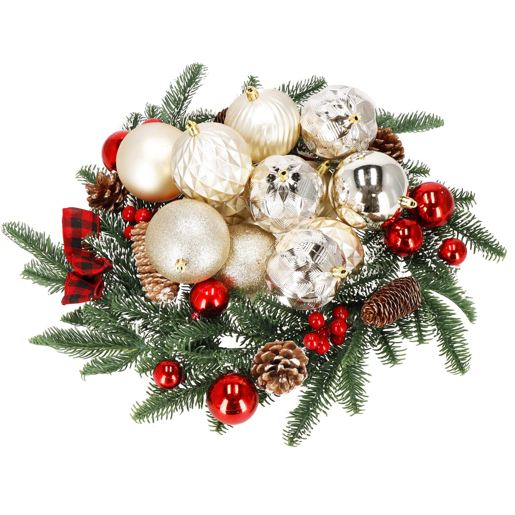 SPRINGOS Bolas Para El árbol De Navidad Bola Para El árbol De Navidad 30 Piezas Diámetro 6 Cm