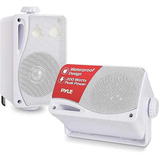 PYLE PLMR24 35 Inch 200 Watt 3 Way Weather Proof Mini Box S