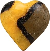 Vista 57 de Amazing Gemstone Piedra de Palma de Corazón de Cristal de Chakra - Piedra de Masaje de Bolsillo para Preocupación para Equilibrio Natural de Chakras