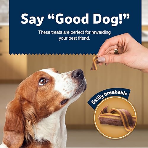 Miniatura 4 de Blue Buffalo Sizzlers - Golosinas naturales suaves y húmedas para perros, sabor a tocino, bolsa de 15 onzas