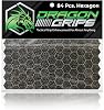 Black Rubberized Grip Tape, 84 Pcs Rubber Grip Tape for iPhone Grip Tape, Mouse Grip Tape, Cell Phone Grip Tape & Controller Grip Tape by Dragon Grips, 1 Pk