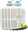 Veken 8 Pack Replacement Filters for 84oz/2.5L Automatic Pet Fountain Cat Water Fountain Dog Water Dispenser