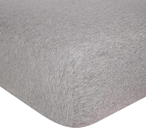 Burts Bees Baby - Edredón orgánico Blossom, Flor/Blanco 2-PK, Blanco nube, Gris Heather, Gris (Heather Grey Stripe), Heather Gris/Blanco 2-pk, azul