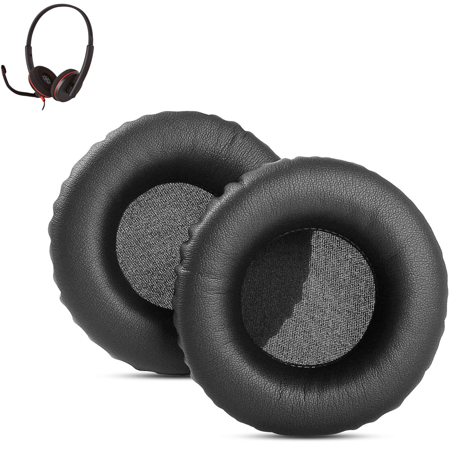 Blackwire C3220 Earpads Replacement for Plantronics Blackwire C3220/C3210/C3215/C3225 USA Headsets Ear Cushions with Protein Leather and Memory Foam