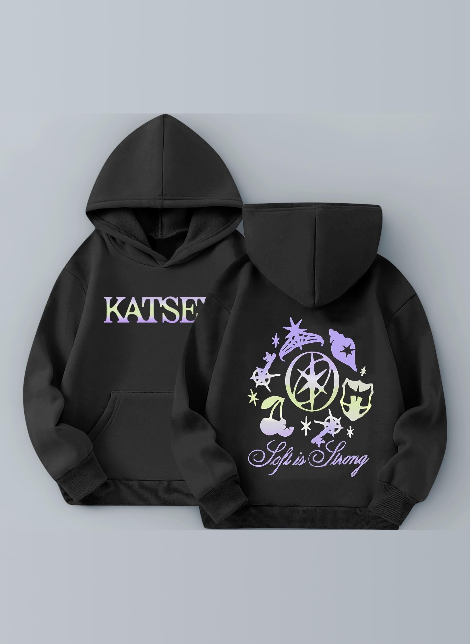 KATSEYE Hoodies for Kids Katseye Merch Sweatshirts Fashion Music Album Graphic Long Sleeve Hoodied for 4-13 Years