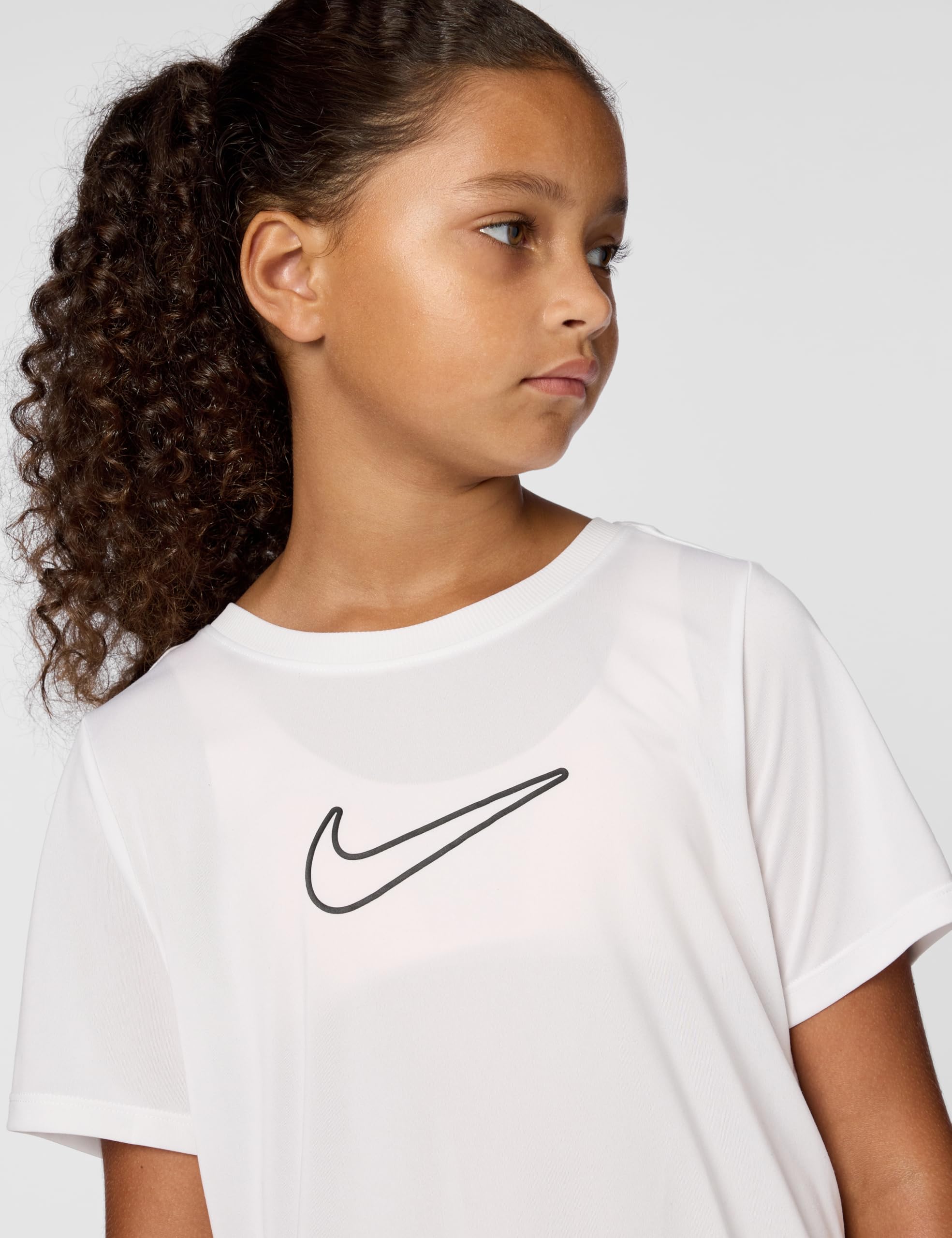Nike One Girls Dri-fit Short- Short-Sleeved Top Niñas (Pack de 1)