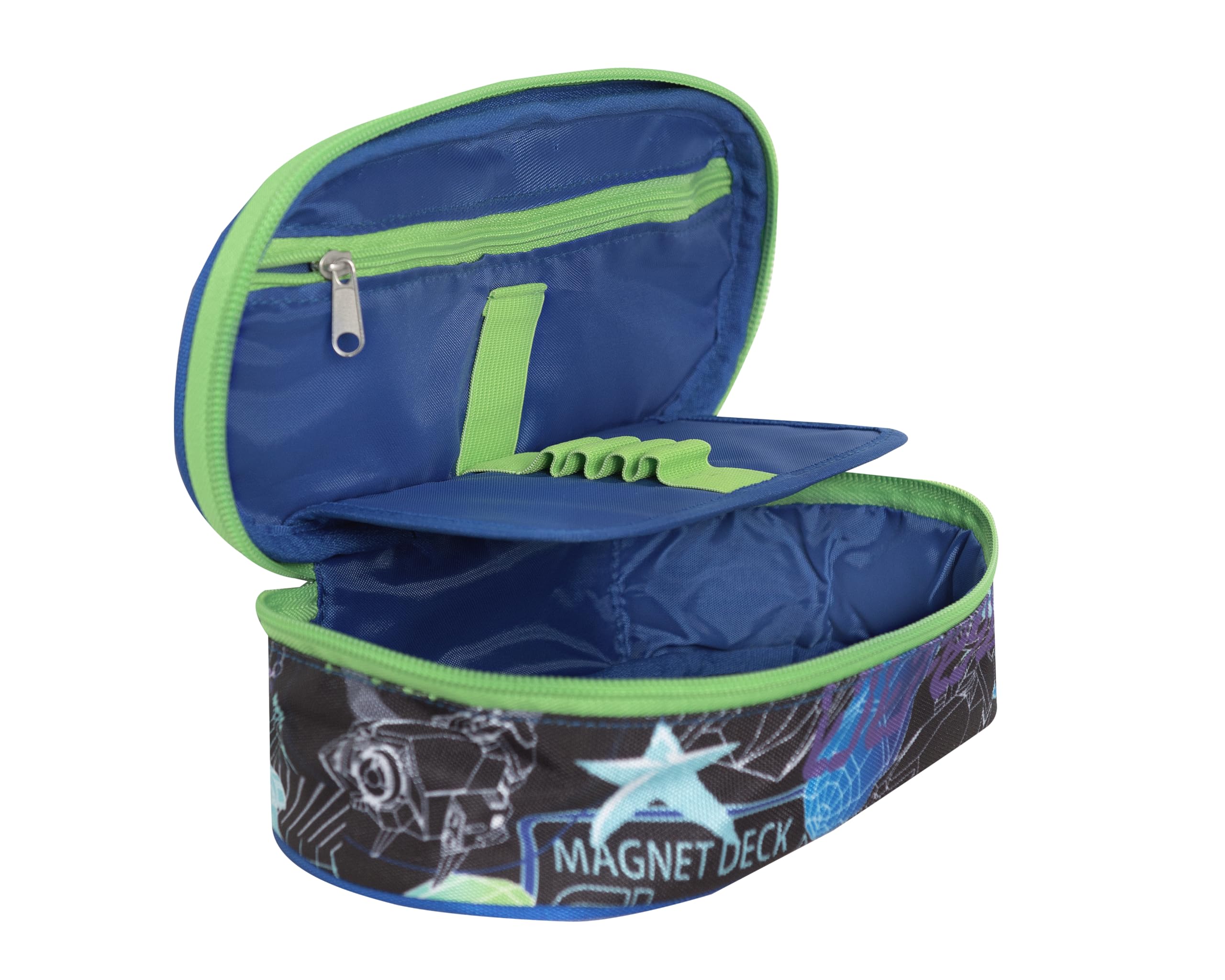 Comix Flash Lost Space Oval Pencil Case for Children and Teenagers Ideal for Storing Stationery with Practical Zip Closure - Image 4