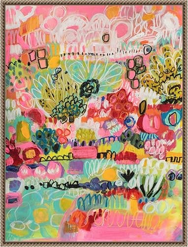 Miniatura 12 de Amanti Art Karen Fields - Lienzo enmarcado para pared, 24 x 18 pulgadas, jardín bohemio III por Karen Fields, lienzo enmarcado para pared, arte