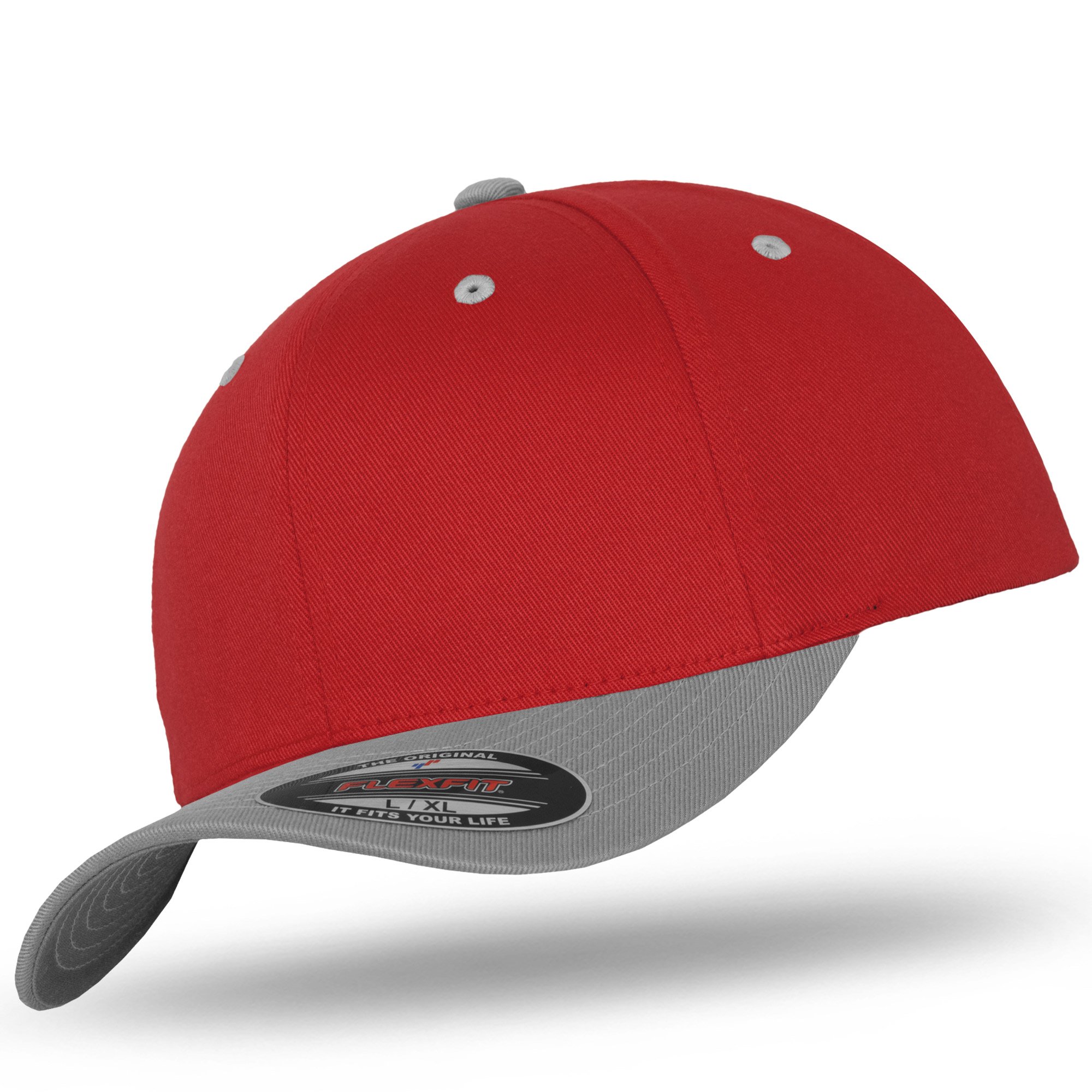 Flexfit Basecap Baseball Cap Kappe im Bundle mit UD Skull Bandana in vielen Farben