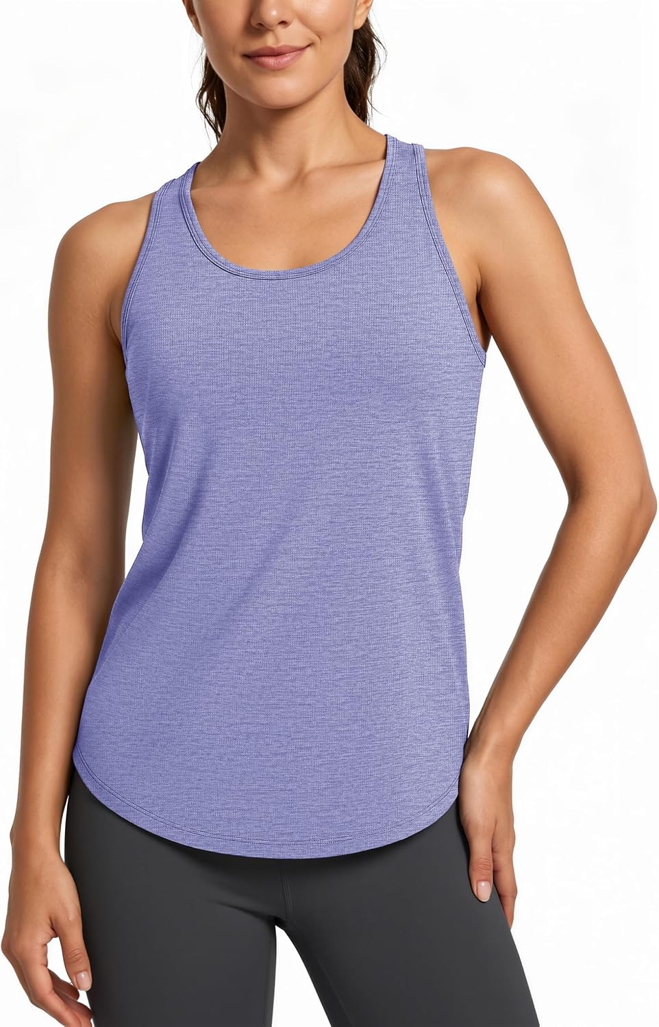 MAGCOMSEN Tank Top for Women Workout Athletic Tanks Sleeveless Racerback Yoga Muscle Pilates Top Running Gym Sports Tank