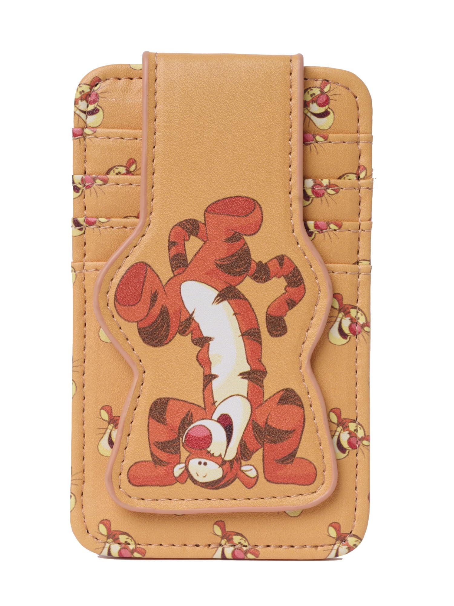Disney Card Holder Women Slim Wallet Small Tigger Orange