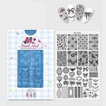 Nail Stamp Plate Art Template Lace Flower Plate Decorative Stamping Stamp
