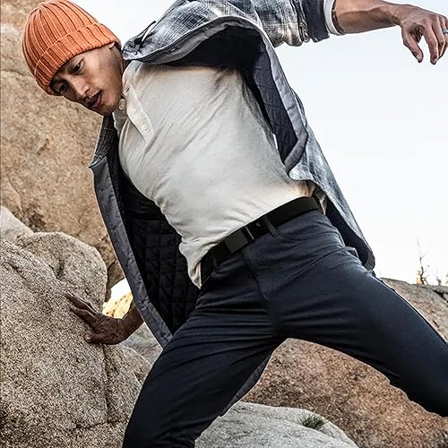 Miniatura 8 de Groove Life Groove Belt Ultra - Cinturón de golf para hombre, elástico, hebilla magnética, ajustable, cómodo, golf