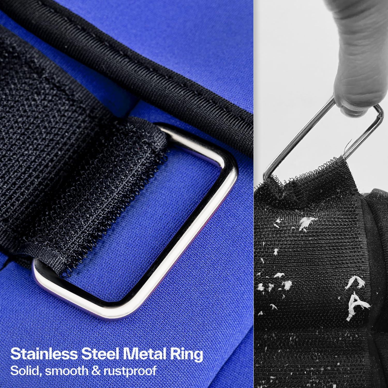 Sportneer Poids de cheville réglables : poids de jambe réglables améliorés pour la gym, le fitness, l'entraînement, 0,5 à 2,3 kg par cheville, 0,9 à 4,5 kg par paire