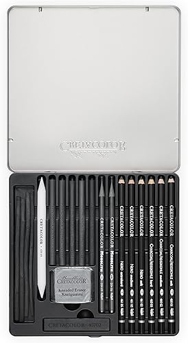 Miniatura 2 de CRETACOLOR 400 30-Black Box - Juego de 20 piezas de carbón