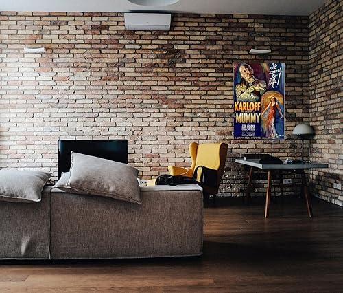 Miniatura 7 de Universal Monsters - Juego de póster de película de 3 piezas (Drácula, Frankenstein y la momia) (tamaño 24" x 36" cada uno)