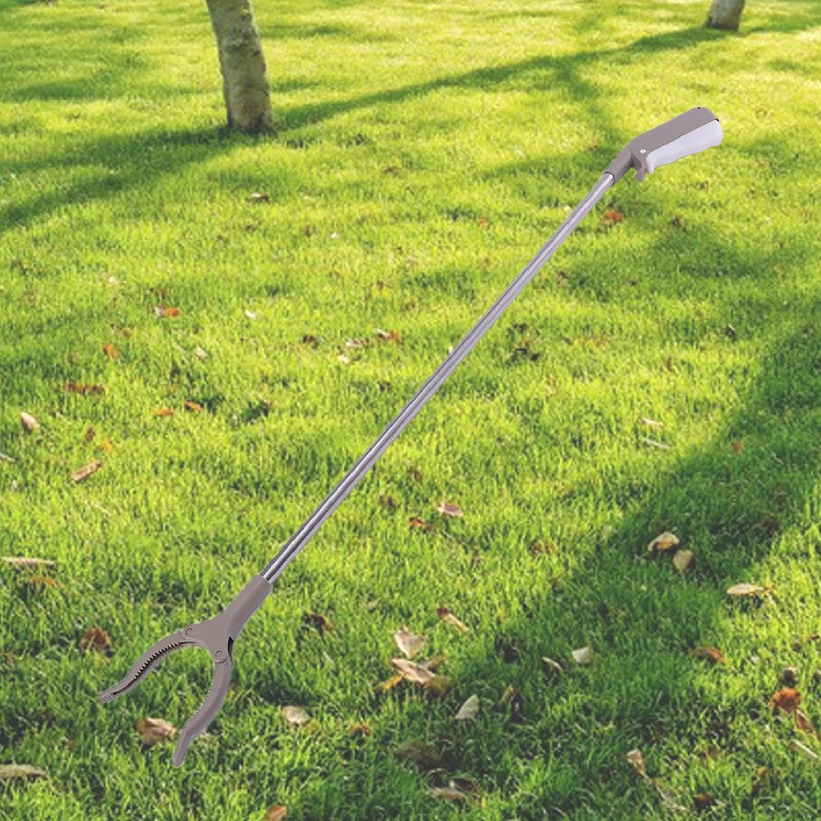 Pinza para Basura Herramienta Recogedora Pinza Larga Mango Ergonómico para Recoger Objetos Delicados Adecuada para Casas Oficinas Espacios, 120cm