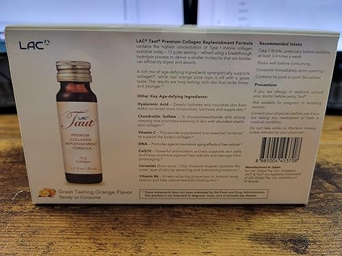 Miniatura 7 de TAUT Colágeno líquido para mujer  Bebida de colágeno marino de 13,000 mg con ácido hialurónico, semilla de uva y elastina  Soporte visible para la