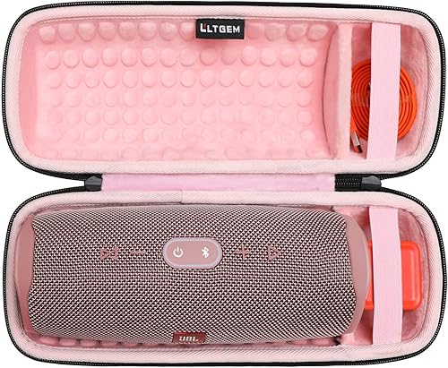 LTGEM Funda para JBL Charge 4JBL Charge 5 Funda de transporte para altavoces, bolsa protectora de viaje para almacenamiento duro, compatible con