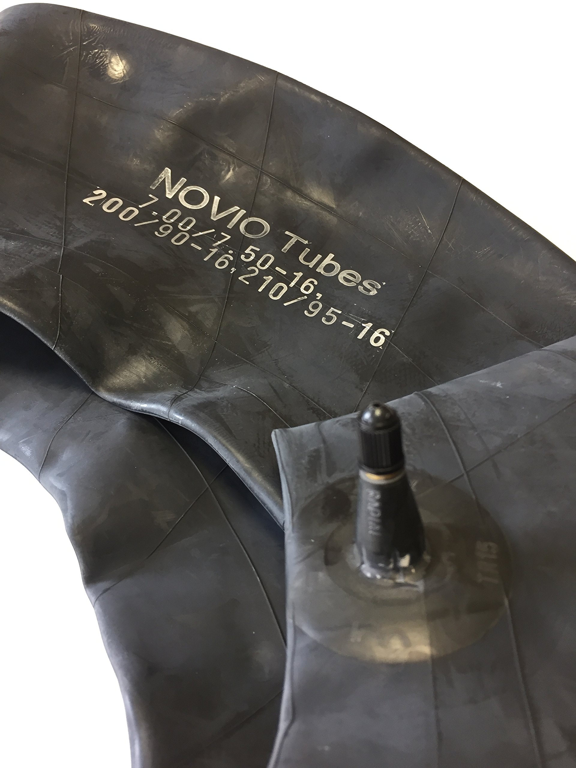Novio Schlauch 7.00/7.50-16 + 200/90-16 + 210/90-16 mit Ventil gerade TR 15, für Baumaschinen, LKW-Reifen Anhänger, Traktor, Schlepper, Trecker, AS, TOP Luftschlauch in Erstausrüster-Qualität
