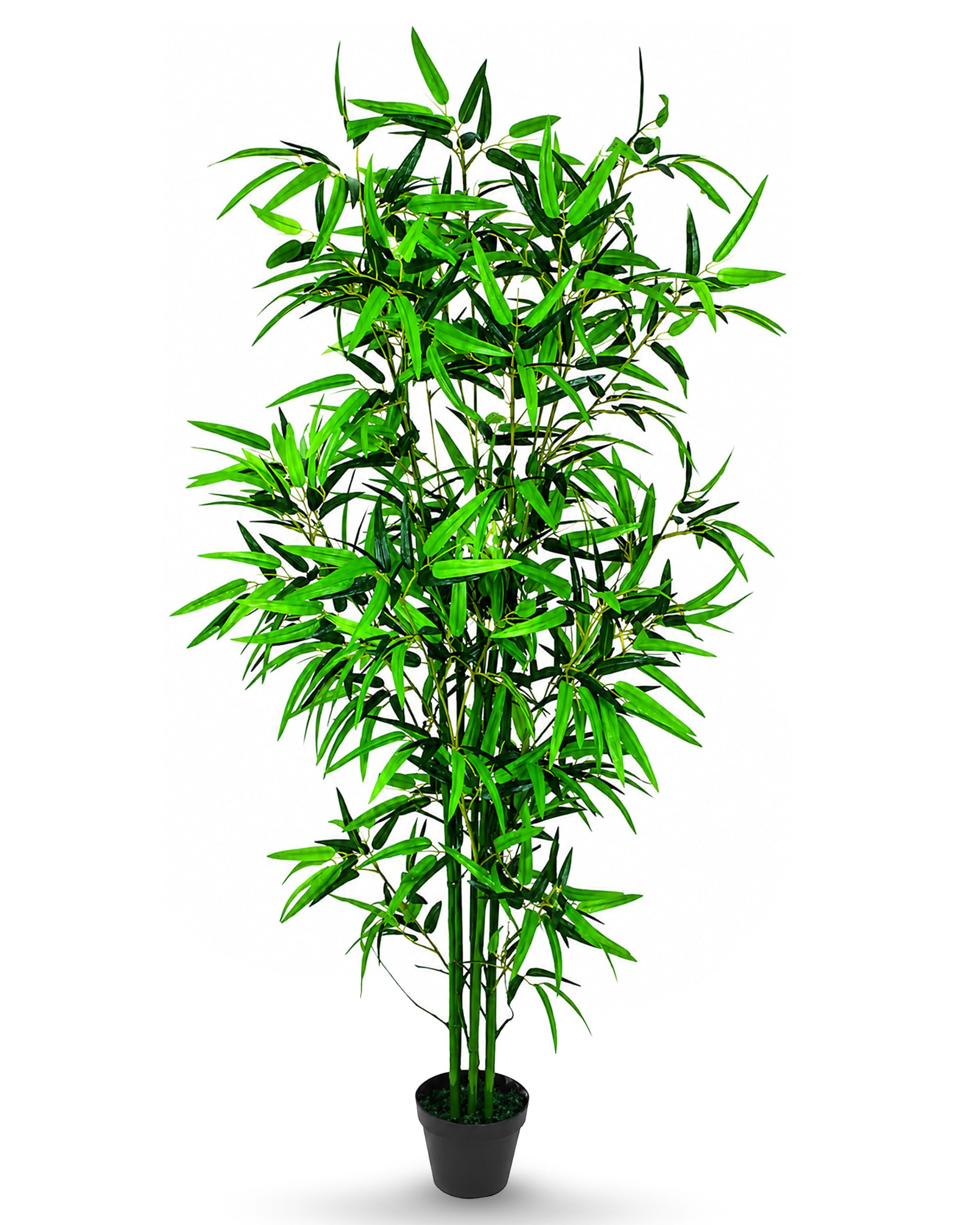 Bambou Plante Artificielle Artificiel Plastique 150cm Decovego