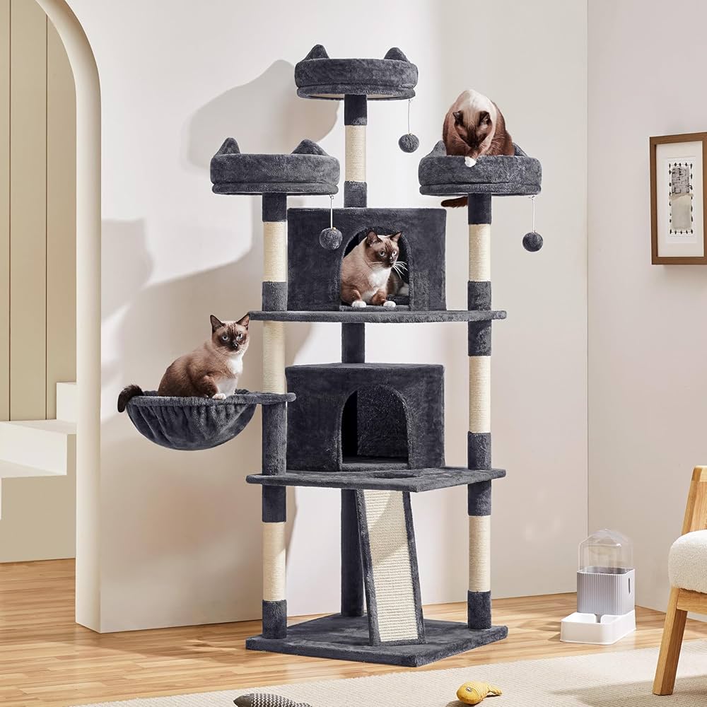 Yaheetech Cat Tree, 94c Cat Tower For Indoor Cats, Ulti-Level Cat