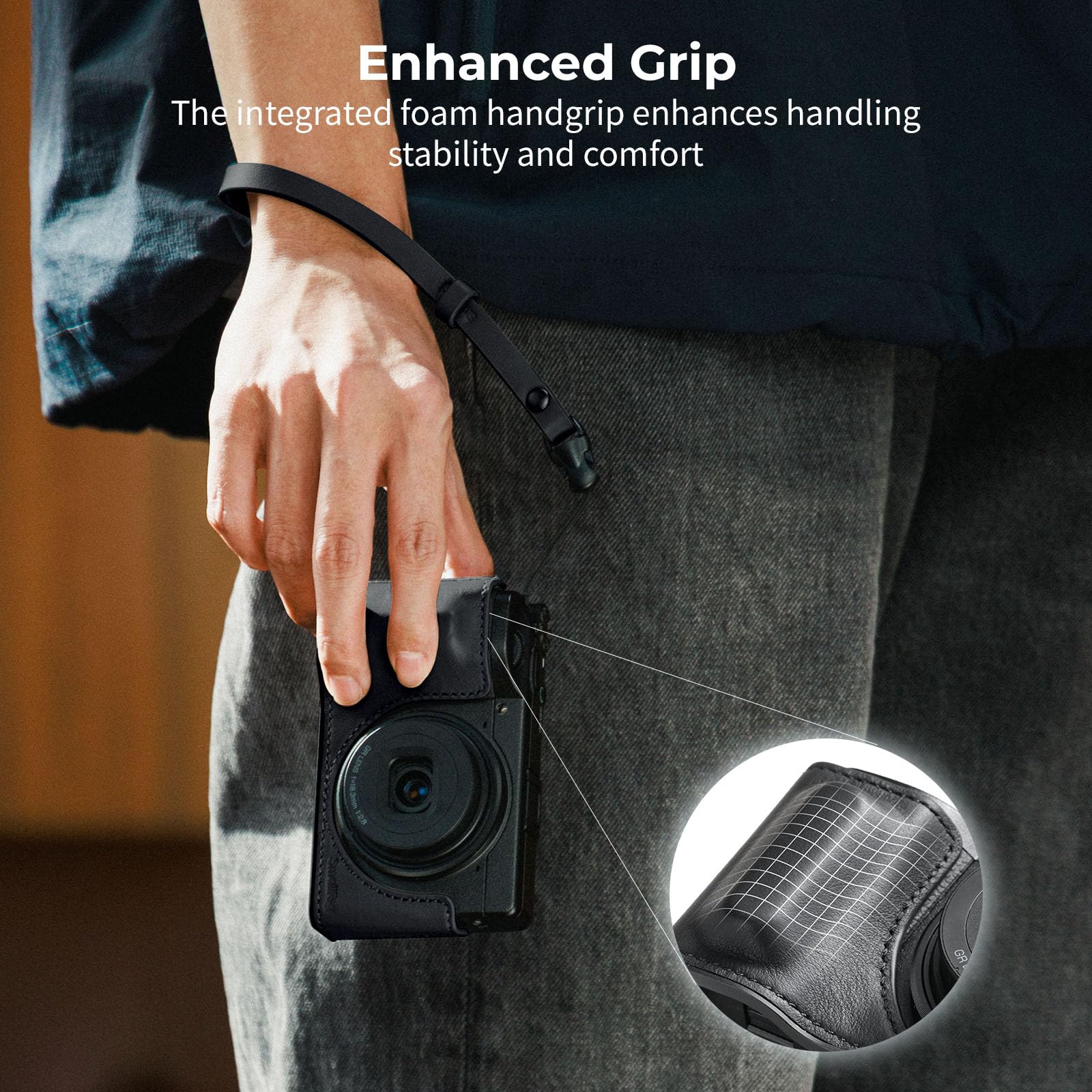 Amazon | SmallRig GR IV/GR IIIシリーズ本革ケースキット、RICOH GR