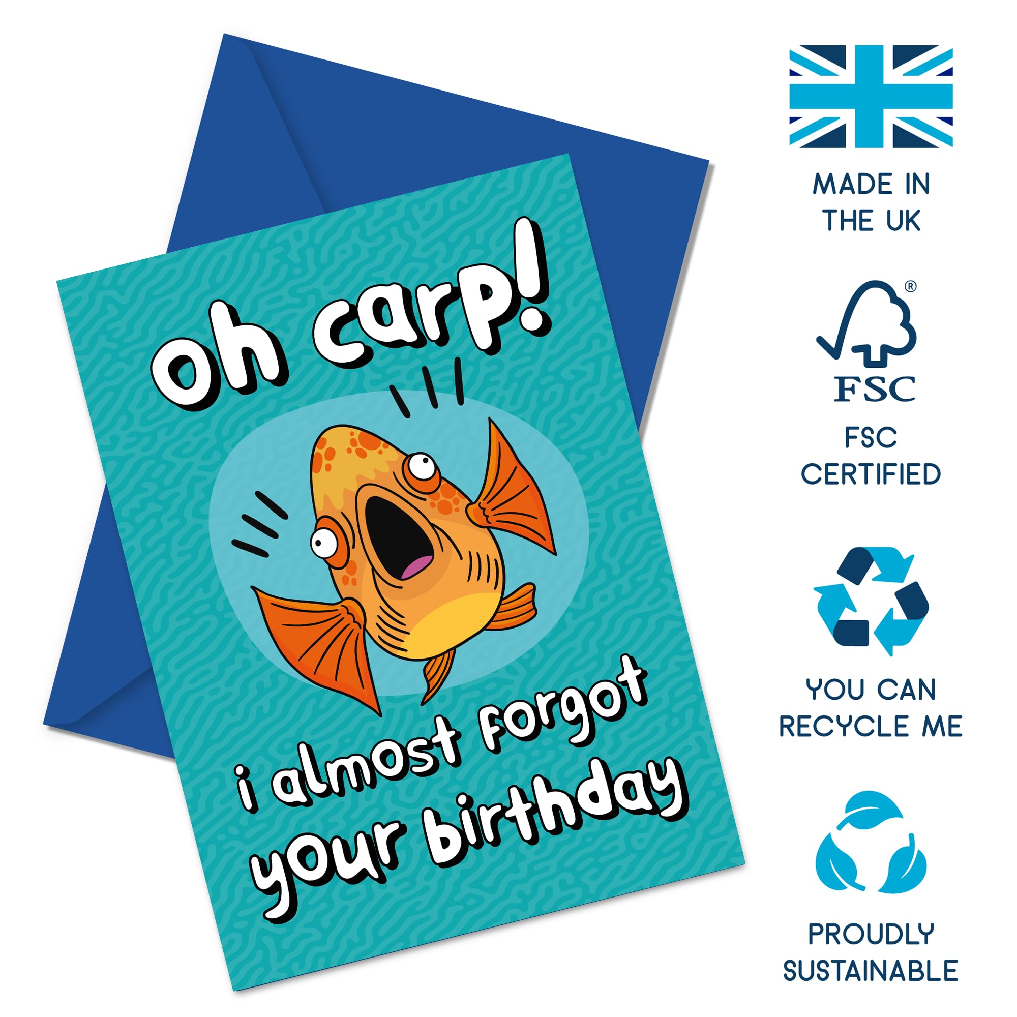 Carte D'anniversaire De Pêche Pour Mari Ou Papa