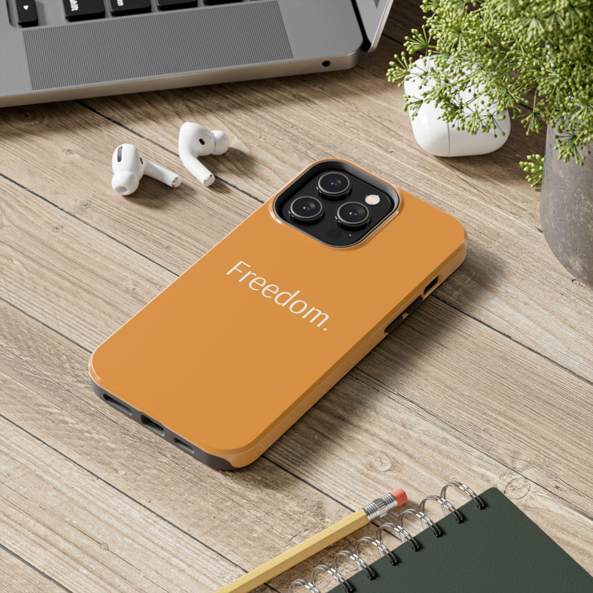 Amazon.com: Freedom, Tough Phone Case, Dual Layer Protective Phone Cover,  Trendy Inspirational Saying Case, Stylish Phone Accessory : Cell Phones &  Accessories