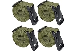 Premium Utility Straps with Quick Release Buckle for Backpack Tie Downs
