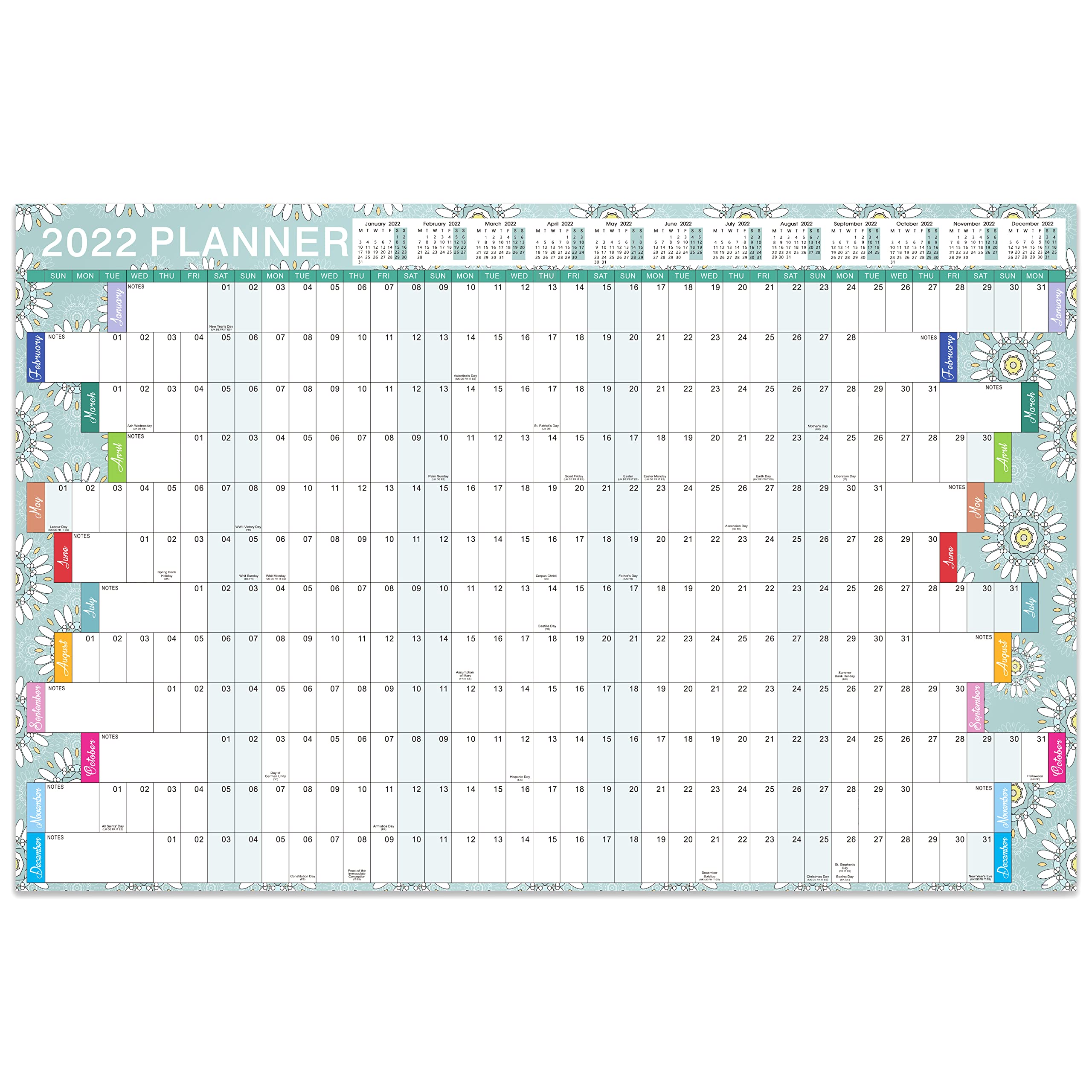 Buy Wall Planner 2021, Large Size Planner 2021, Wall Year Planner 2021 for Home, Office, or