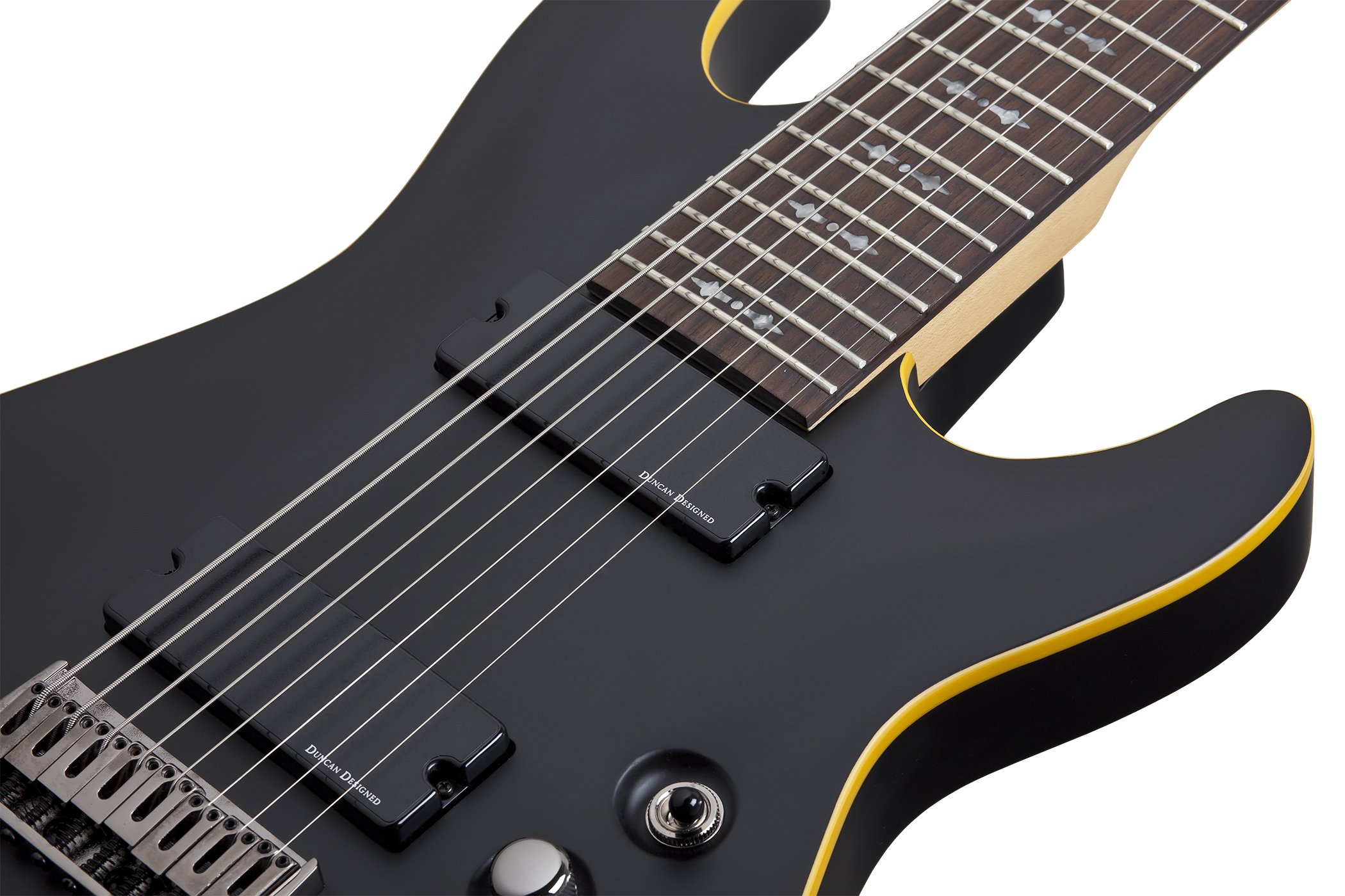 Schecter Demon 8, Satin Black : Amazon.co.uk: Musical Instruments & DJ