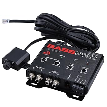 Massive Audio BassPro OEM Digital Bass Restoration Processor | Car Audio Bass Enhancer with Remote Control for Factory & Aftermarket Amplifiers