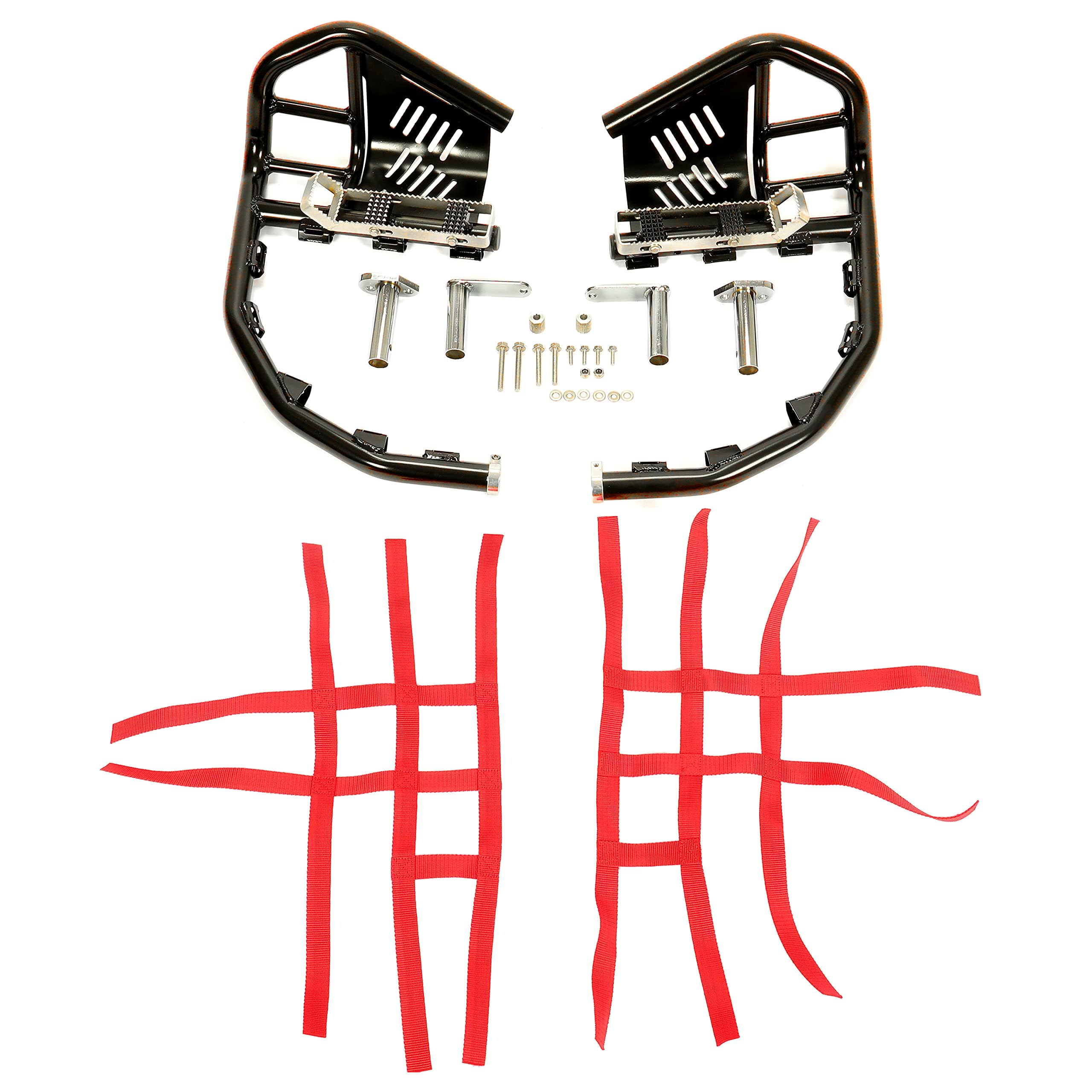 KUAFU Nerf Bars Foot Peg Heel Guard Aluminum Compatible with